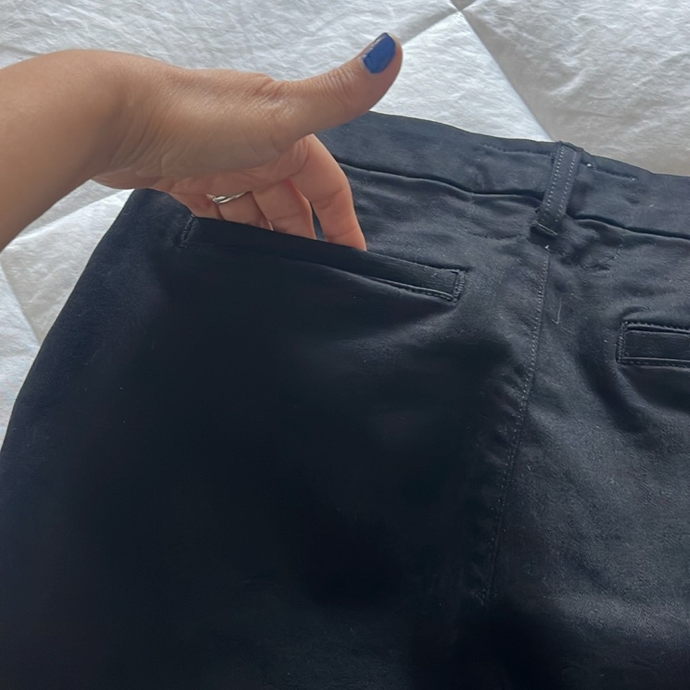 FRANK & EILEEN WICKLOW The Italian Chino ITALIAN PERFORMANCE TWILL in Black Sz 6 - Picture 12 of 17